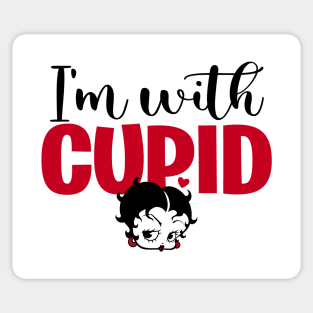 BETTY BOOP - I'm with Cupid Sticker